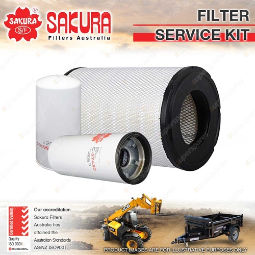 Sakura Oil Air Fuel Filter Service Kit for Komatsu WA470-6 11.0L 2007-On