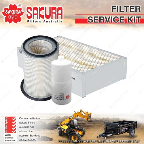 Sakura Air Fuel Cabin Filter Service Kit for Komatsu WA1200-3 QSK60 2000-On