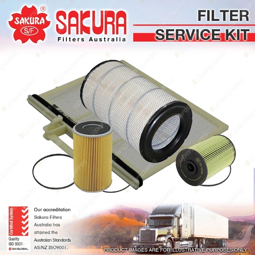 Sakura Filter Service Kit for Isuzu FXL FXM FXY FXZ 1500 240-350 FXR1000