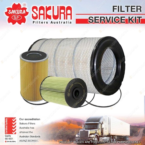 Sakura Filter Service Kit for Isuzu FXY240-350 FYH2000 350 FYJ2000 350 FYX2500
