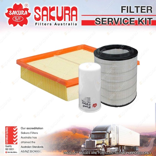 Sakura Air Fuel Cabin Filter Service Kit for Volvo FH16 580 600 610 660 700