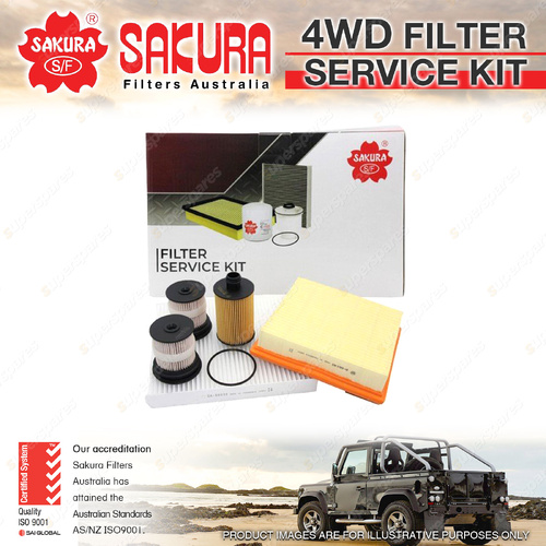 Sakura 4WD Filter Kit for Jeep Grand Cherokee WK 2010-2017 EO-20010 Oil