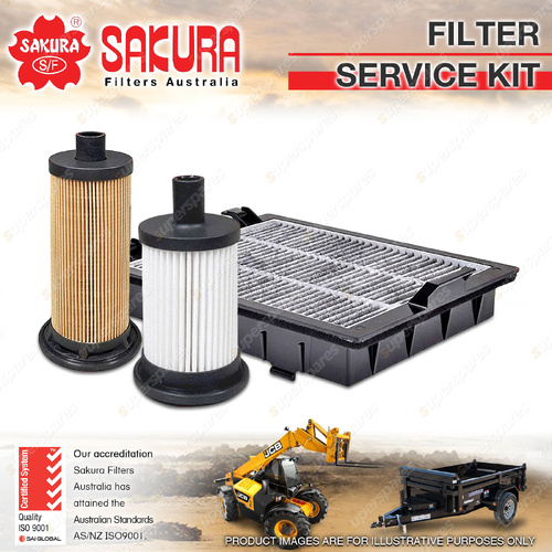 Sakura Oil Fuel Cabin Filter Service Kit for Caterpillar 312E 314E 316E 335F I6