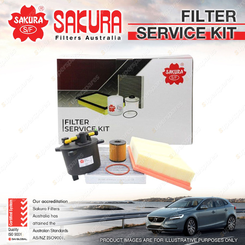 Sakura Filter Service Kit for Land Rover Discovery LC SD4 TD4 2.2L I4 16V 15-16