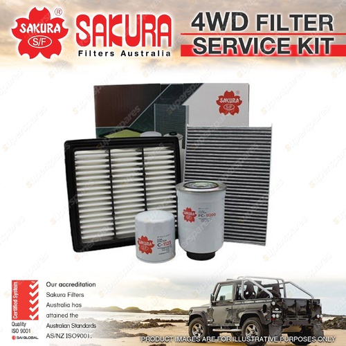 Sakura 4WD Filter Kit for Toyota Landcruiser Prado GDJ251R 2.8L 1GD-FTV 2024-On