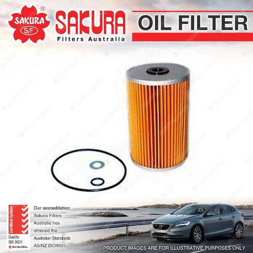 Sakura Oil Filter for BMW 732i 733i 735i iL 745i E23 E32 E38 M5 M535i E28 E24 34