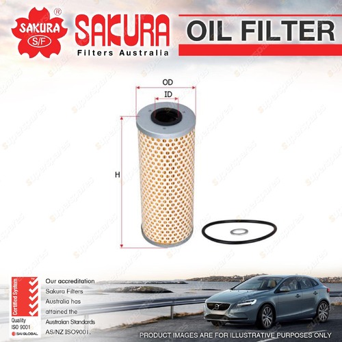 Sakura Oil Filter for Mercedes Benz E200 K W210 E220 W124 E220C C124 E220CA A124