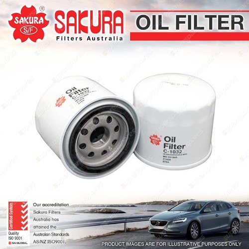 Sakura Oil Filter for Asia Rocsta PD1 4WD 4 2.2 Diesel JD-R2 01/1993-2000 FF