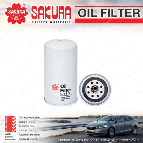 Sakura Oil Filter for Nissan Datsun D21 Navara D21 2.3 2.5L Diesel Refer Z186