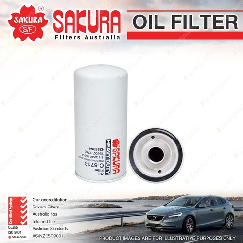 Sakura Oil Filter for Isuzu E Series EXZ RI F FRR13 FRR13 FTR13 LY FVD950 BP