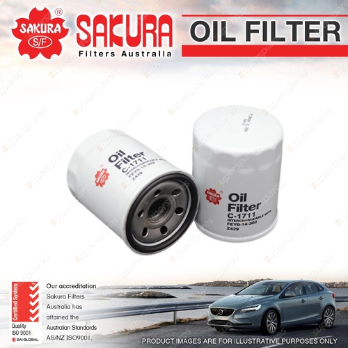 Sakura Oil Filter for Mazda 626 GE GF GW FS JC KL JA GW Persona MA Petrol FE-E
