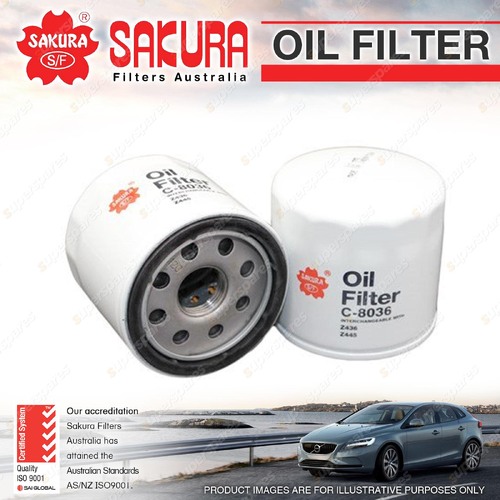 Sakura Oil Filter for Nissan Skyline V35 TIIDA C11 X-TRAIL T30 T31 V6 4Cyl