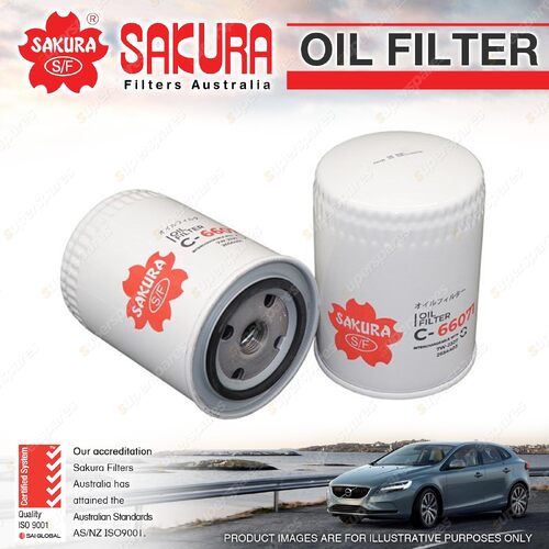 Sakura Oil Filter for Ford CAPRI GT Essex CN MK1 PS MK2 V6 Transit Petrol