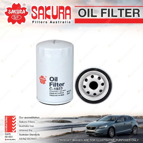 Sakura Oil Filter for Audi TT 8N 1.8T 4 1.8 Petrol BFV 04/2005-2006
