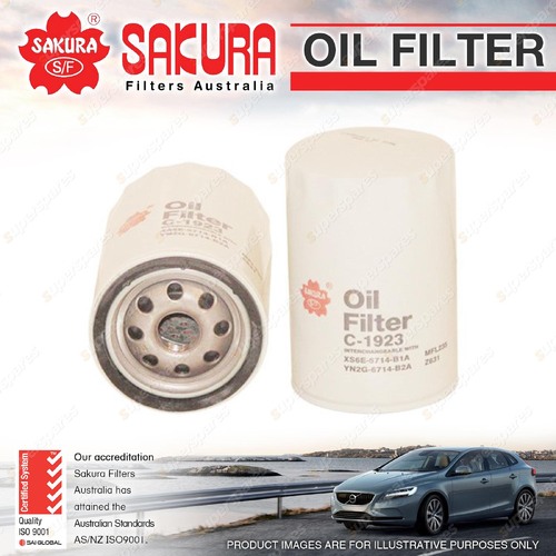 Sakura Oil Filter for Audi TT 8N 1.8T 4 1.8 Petrol BFV 04/2005-2006