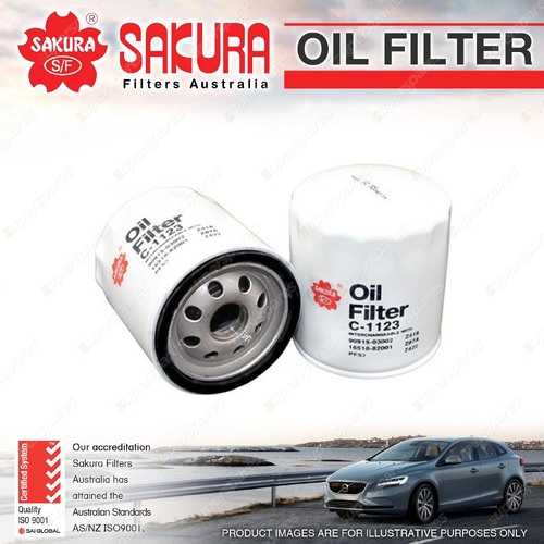 Sakura Oil Filter for Toyota Hilux KUN 26 112 16 KZ Ser. RN85 RZN147 149 152 154