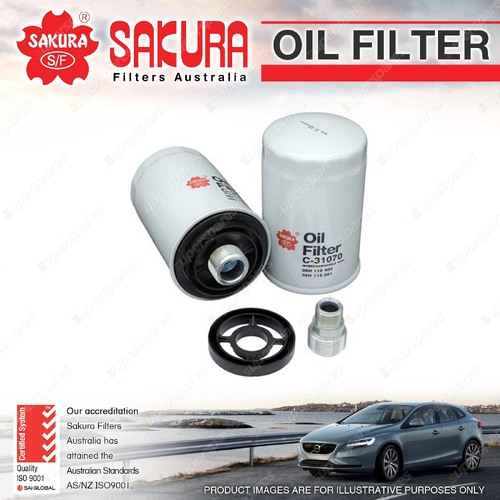 Sakura Oil Filter for Volkswagen Passat 3C Jetta 1K MULTIVAN T5 T5 350 TSI 4Cyl