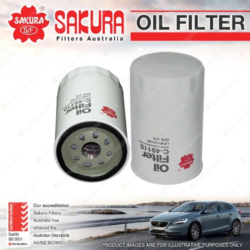 Sakura Oil Filter for Hummer H3 H3 5 3.7 Petrol VORTEC 10/2007 Premium Quality