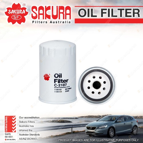 Sakura Oil Filter for Citroen C5 3.0L 6Cyl MPFI 2001-2005 Premium Quality