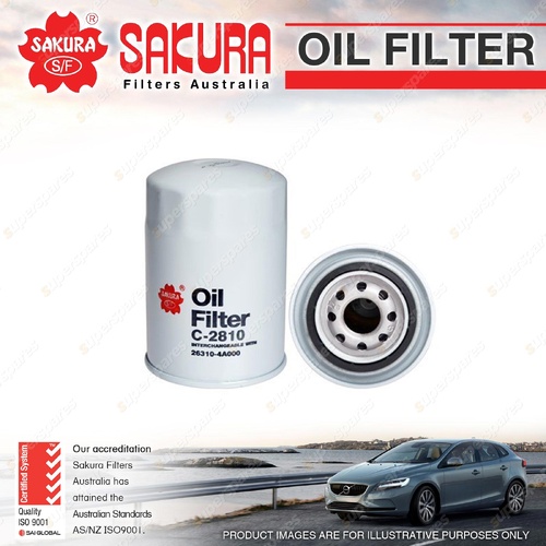Sakura Oil Filter for Hyundai iload TQ-V IMAX TQ-W 2.5L 4Cyl Turbo Diesel