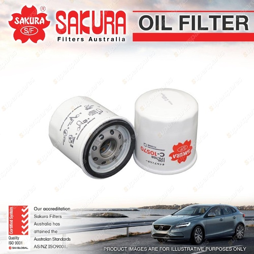 Sakura Oil Filter for Proton Savvy BT BT S2 1.1L 4Cyl Petrol MPFI 2006-2012