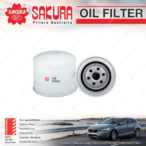 Sakura Oil Filter for Renault Virage 1.4L 4Cyl Petrol CARB 1978-1980
