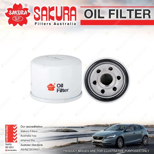 Sakura Oil Filter for Smart Fortwo A451 1.0L 3Cyl Petrol MPFI 2008-ON