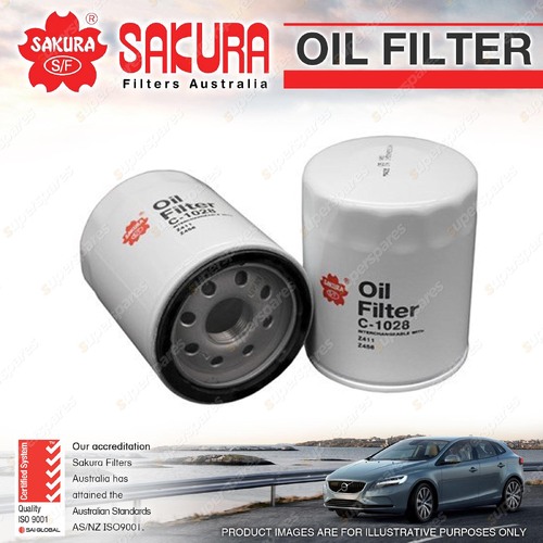 Sakura Oil Filter for HAVAL H6 2.0L Turbo Petrol 4Cyl 4C20 MPFI DOHC 16V
