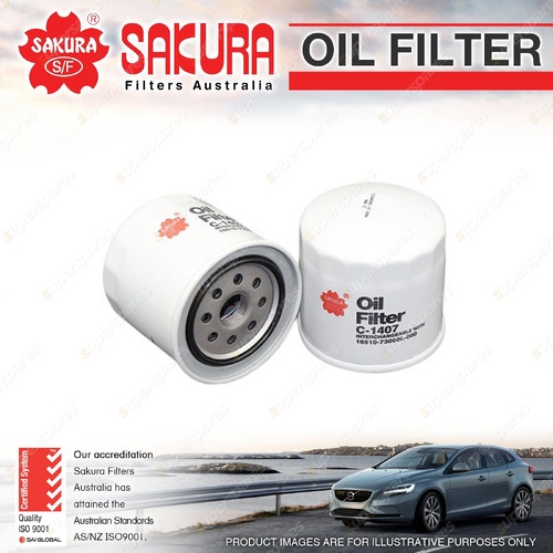 Sakura Oil Filter for SUZUKI SJ410 1.0 SJ410 33KW 09/1981-12/1988