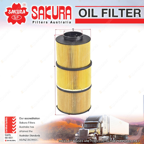 Sakura Oil Filter for Freightliner Cascadia Coronado 13.0L 14.8L 15.6L I6 12-On