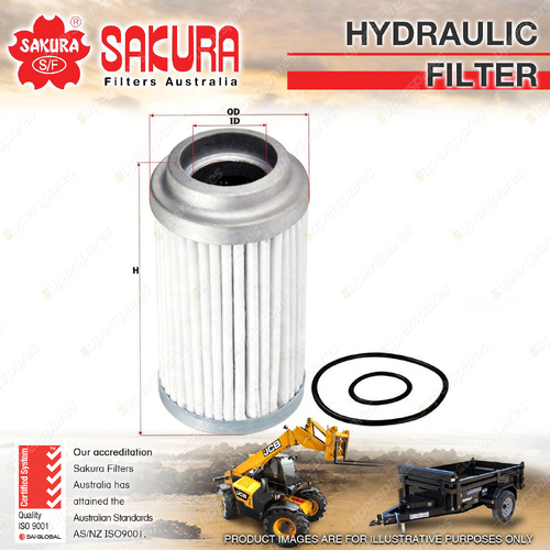 Sakura Hydraulic Oil Filter for Bobcat E55V E80 E85 3.3L 4TNV98 I4 8V 2009-On