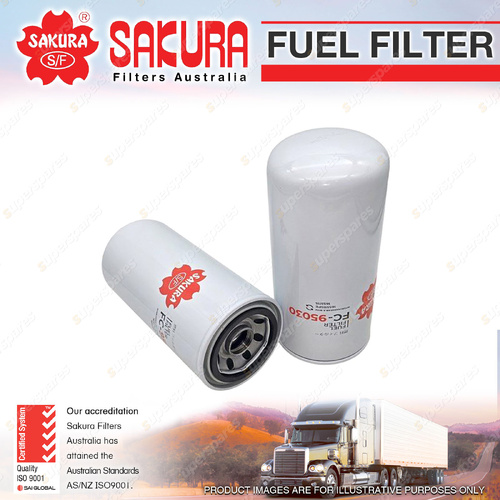 Sakura Spin-On Fuel Filter for Kenworth T409 T409SAR T410 T410SAR 12.9L I6 13-On