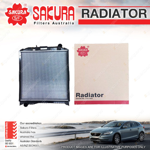 Sakura Radiator for Hino Ranger 500 1024 1124 1426 FD FE 6.4L I5 20V 2005-2018