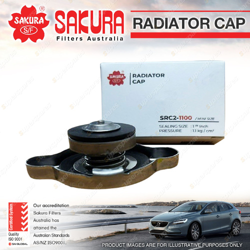 Sakura Radiator Cap for Isuzu D-Max TFR TFS MU-X UCR UCS 3.0L I4 16V 2012-2021