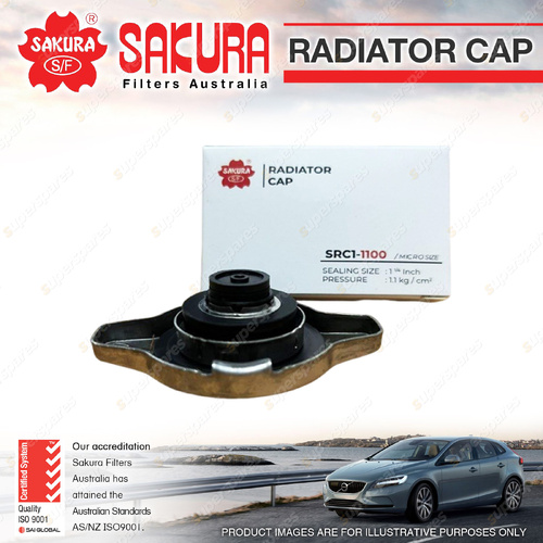Sakura Radiator Cap for Mazda 2 DE 1.5L ZY I4 16V Sedan Hatchback 2007-2014