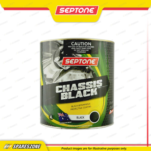 Septone Chassis Black 4 Litre Lightweight Polyester Car Body Filler