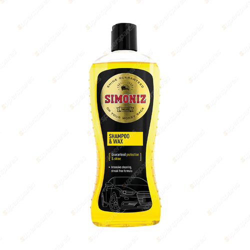 Simoniz 500ML Shampoo & Wax - Guaranteed Protection and Shine Intensive Cleaning