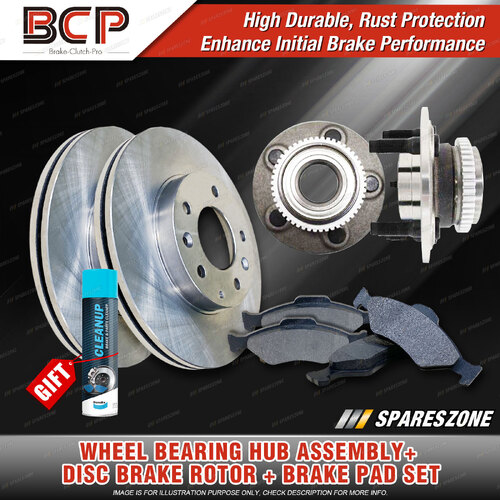 Front Wheel Bearing Hub Assembly + Brake Kit for Ford Falcon Fairmont BA BF IRS