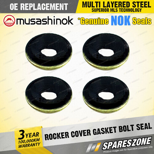 4 x Rocker Cover Gasket Bolt Seals for Mazda E2000 T2000 I4 8V 2.0L 1974-1984