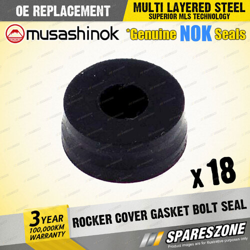 18 Rocker Cover Gasket Bolt Seals for Nissan Navara 300ZX Elgrand Maxima 3 3.3L