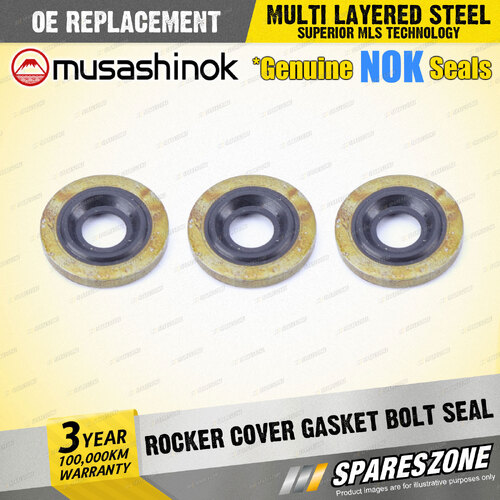 3x Rocker Cover Gasket Bolt Seals for Toyota Camry ASV50 RAV4 ASA44 I4 16V 11-19