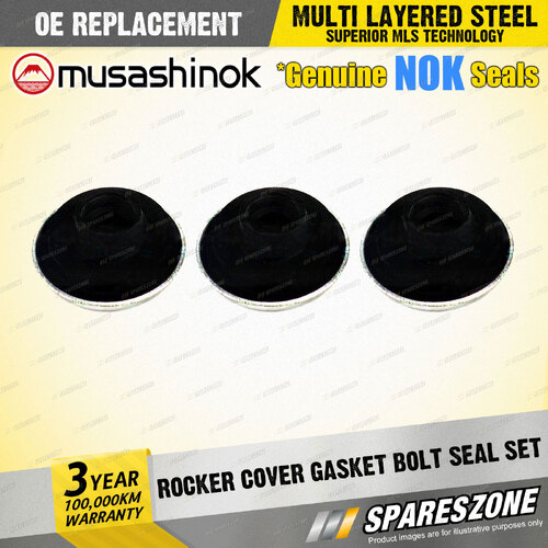 3 x Rocker Cover Gasket Bolt Seal Sets for Honda Accord AC AD CA Prelude AB BA