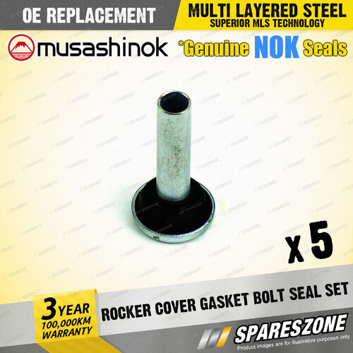 5 x Rocker Cover Gasket Bolt Seal Sets for Mazda 323 BA 626 GE MX6 GE Long Stem