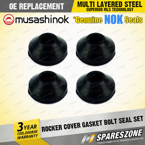 4x Rocker Cover Gasket Bolt Seal Sets for Mitsubishi Pajero NF NG NK NJ NH Magna