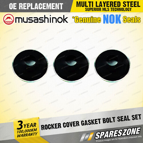 3 Rocker Cover Gasket Bolt Seal Sets for Toyota Hilux YN 51 56 57 60 65 67 80 85
