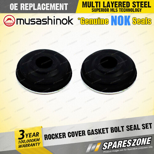 2 Rocker Cover Gasket Bolt Seal Sets for Toyota Corolla KE 17 18 20 26 30 35 50