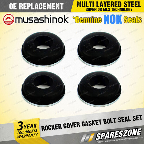 4 x Rocker Cover Gasket Bolt Seal Sets for Holden Rodeo KB Jackaroo UBS13 I4 8V