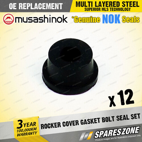 12 x Rocker Cover Gasket Bolt Seal Sets for Nissan Patrol GQ Skyline R31 85-97