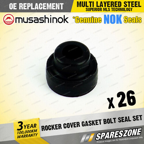 26 Rocker Cover Gasket Bolt Seal Sets for Holden Calais Crewman One Tonner VZ VE