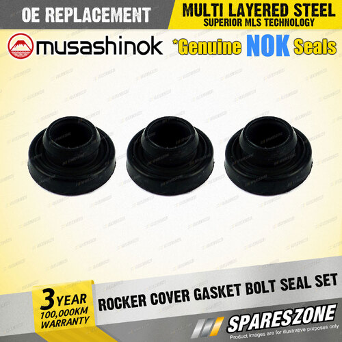3 x Rocker Cover Gasket Bolt Seal Sets for Volkswagen Polo 6N I4 10/1996-10/2000